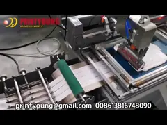 PRY-2001 Automatic One Color Ribbon Label Silk Screen Printing Machine