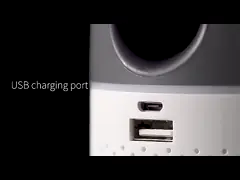 Purificador de ar de carro de plástico ABS com ruído do ventilador e liberação ativa de oxigênio