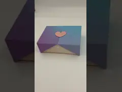 Custom Printed Handmade Luxury Rigid Box Cardboard Black Matte Magnetic Closure Gift Box