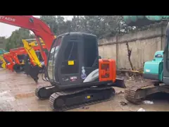 Original Japan Used Hitachi ZX60 Mini Crawler Excavator With Hydraulic Thumb video