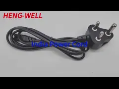 16A 250V 3Pin PVC India Power Extension Cord 1M Lengte OEM Op maat