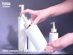 Flat Shoulder Pet Shampoo Bottle 250/300/400/500ml Body Lotion Pump Bottle