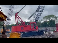 ヒタチ KH180-3 中古 クローラークレーン 重用 50トンの クローラークレーン 日本産 video