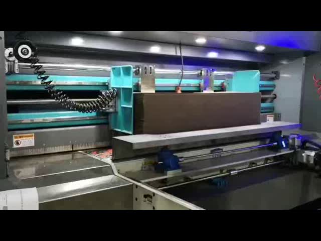 Box Packaging Automatic Corrugated Carton Box Maker Printer Slotter Die Cutter Machine video