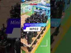 Drukowanie na ekranie jedwabnym 3KW 50Hz Mini Pompaa ciepła wodnego basenu do natychmiastowego ogrzewania
