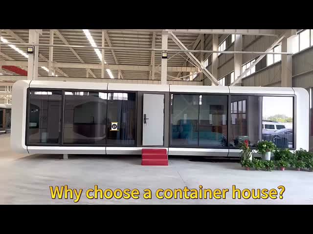 Leisure Space Capsule House Easy Mobile Luxury Capsule House Steel Frame