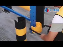 A42: Protecteur de rack pour les coins verticaux Protecteur de colonne de garde pour les postes