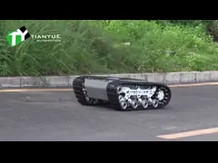 Multifunctional Tank Chain Driven UGV Chassis For Outdoor Obstacle Crossing