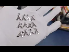 925 Sterling Silver Letter Earring Studs ABC Jewelry Stud Earrings With Rhodium Plated For Women