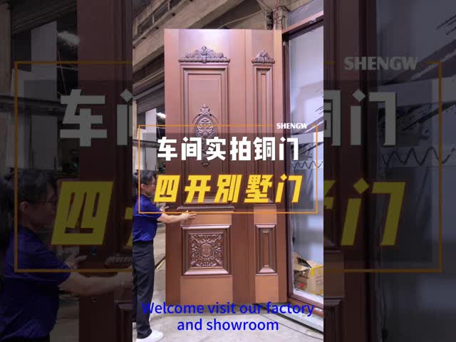 2050 X 960 Luxury Front Aluminum Swing Door Main Exterior Aluminium Slide And Swing Door