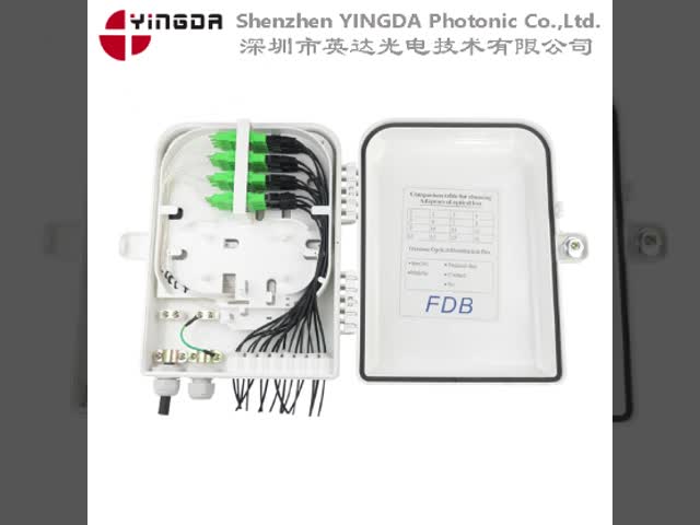 260 * 320 * 90 Mm Fiber Optic Splitter Box , ABS IP68 Fiber Optic Termination Box