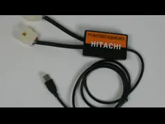 Ce Dr Zx Hitachi Excavator Diagnostic Tool Connection With Excavator + Cf19/53 Laptop