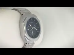 Luxury Quartz Watch For Men  Stainless Steel Dress Wristwatches Man Waterproof Chronograph Clock