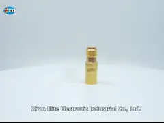 Precision Gold Plated Straight RF Adapter SMA Female to SMB Female Coax Adapter