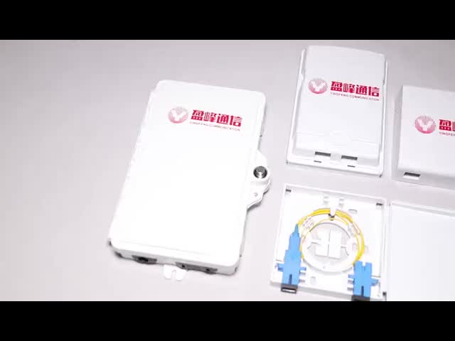 2コア ファイバーオプティック ウォール アウトレット ボックス FTTH 終了 ボックス 無料サンプル