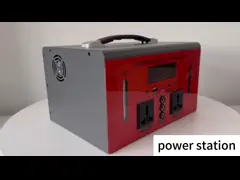 300W Off-Grid Solar Mobile Device Charging Station with 12V DC Output Correction Wave