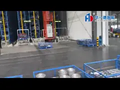 A50: Entreposage empilé et pliable Plaquette en treillis métallique en treillis métallique Cage de travail contenant une plaquette en treillis métallique