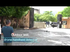 Full Band 700-6300MHz 800-1000m Drone Detector Security Protection with 360° Jamming Range