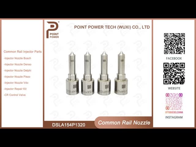DSLA154P1320(0433175395) Bosch Common Rail Nozzle For Injectors 0445110170/189