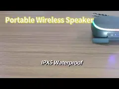 IPX5 Waterproof Speaker Portable Wireless Speaker With USB Rechargeable With FM Radio