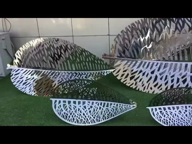露天公園 形状の石けん ステンレス鋼の彫刻