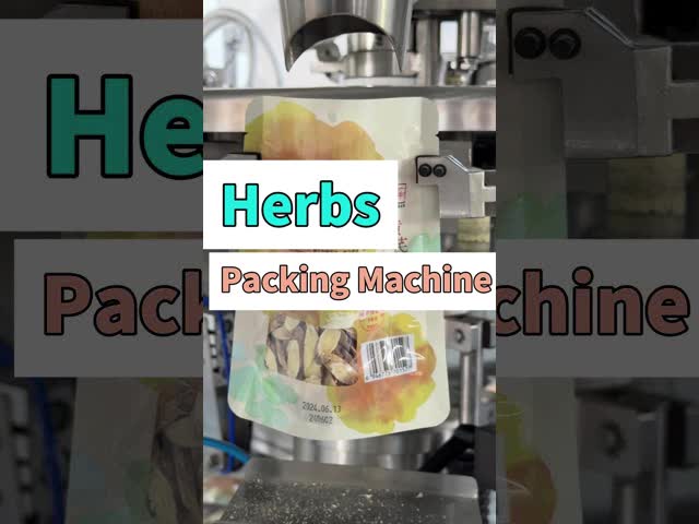Machine d'emballage solide Herbes Astragalus Figues Noix à cinq doigts Noix de pistache