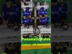 Пневматический трехсторонний актуатор шарового клапана двойной действия актуатор пневматический video