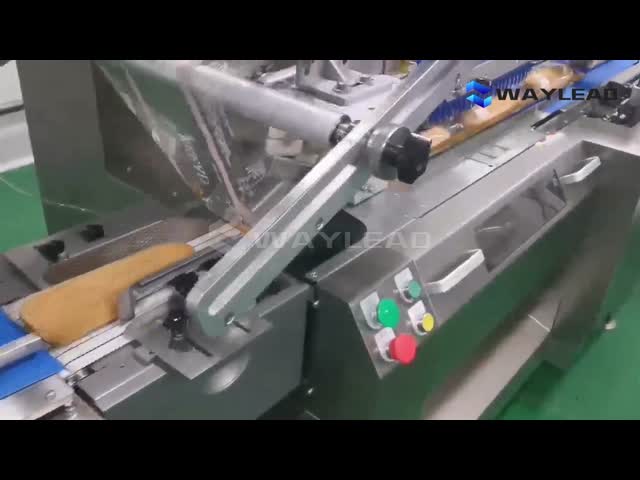Автоматическая пекарская упаковочная машина с управлением ПЛЦ Размеры 4000x930x1370 мм