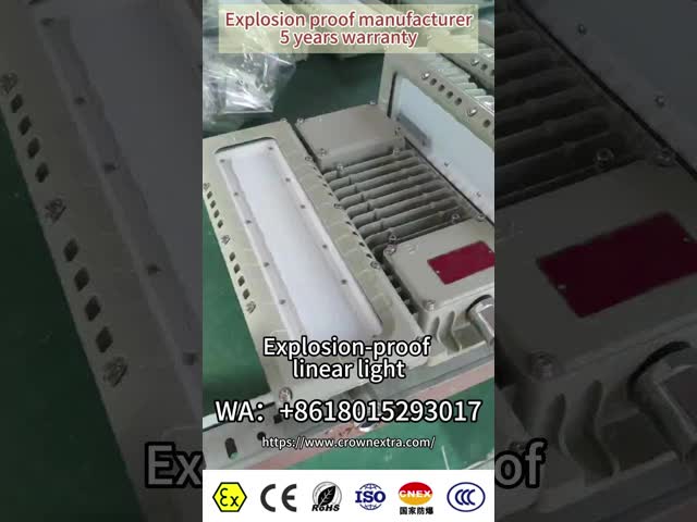エクスプローフ線形光 ATEX IEC IP66 WF2 工業用アルミ LED 海上照明装置 90-295V 100Watt