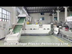 Plastic Recycled Hdpe Pe Film Granules Making Granulator Machine