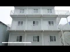 Tiny Portable Flat Pack Container House Steel Frame 20ft Container House