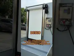 380V 50HZ Rapid Roller Doors  IP55 Power 0.75KW-1.50KW With Radar Sensor