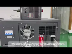 12V 2500A 30KW Hard Chrome Electroplating Rectifier AC 415V 3 Phase IGBT Rectifier video