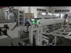Fully automatic efficient big toilet paper roll kitchen towel roll maxi paper roll cutting machine