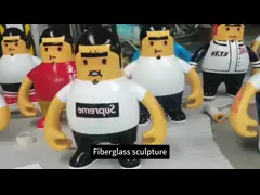 Outdoor Modern Courtyard Cartoon Resin Sculpture Fibreglass