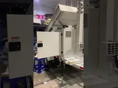 3*400w Solar Panels Mobile Solar Security Trailer For Monitoring