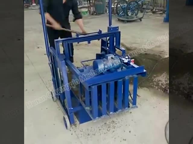 Portable Concrete Clay Brick Making Machine Diesel New Design 4.8kw Fly Ash Bricks Machine