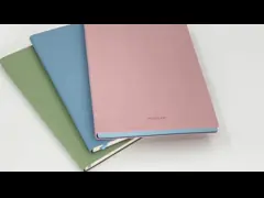 Felt Cover Notebook A4 B5 A5 A6 PU Leather Fabric Eco Friendly Meeting Journal