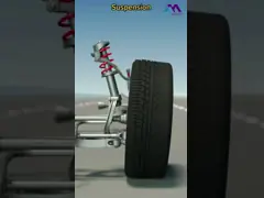 Toyota Prado Lexus GX460 Suspensión aerodinámica de resorte para la parte trasera