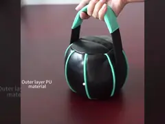 Custom Kettlebells PU 4 6 8 Kg Soft Cover Protection Kettlebell Handle Steel Kettlebell