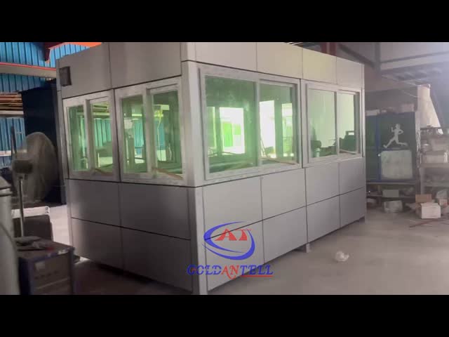 waterproof Prefabricated Security Guard Cabin Grade 8.3 Earthquake Resistance