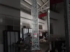 20m Retractable hand crank Tower Cell On Wheels Tower Portable Cell Station Telecom Tower