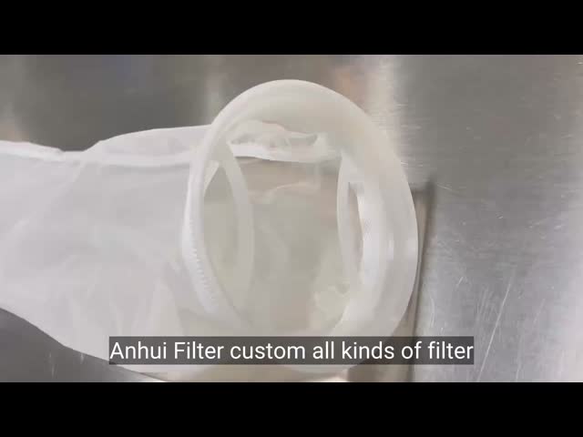 Nylon PP Polyetser Liquid Filter Bag For Sewage Treatment Industry
