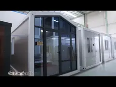 Fire Proof Flat Pack Container House Customizable Flat Pack Shipping Container Homes