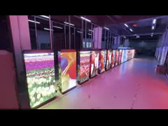 Outdoor street pole led  screen P4 Street lighting pole led display