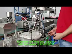 Machine de remplissage d'huile essentielle à C.A. 220V 50Hz Bottl 1500 par heure