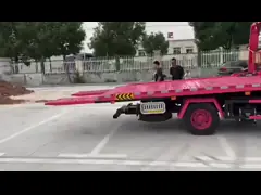 SINOTRUK HOWO 4x2 3-5 tonnellate Leggero Destrozzatore a letto piatto Remotore Autoveicolo di recupero stradale per Sal