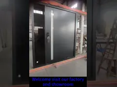 Solid Wood  Customizable Finish Aluminium Inside Doors Fire Door 30 Minutes