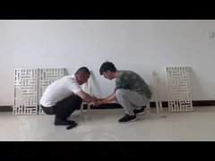 Laser Cut Metal Privacy Room Divider Corten Steel Screen For Garden Outdoor