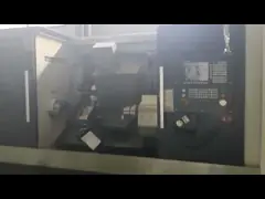 Double spindle TCK600 slant bed machine driven turret